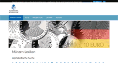 Desktop Screenshot of muenzwissen.com